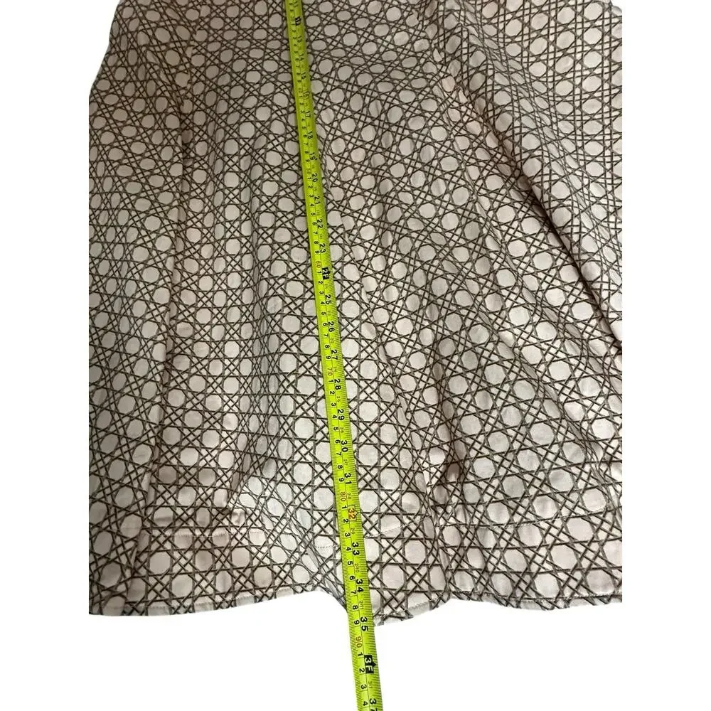 Tuckernuck Petal Cane Brynn Cotton A Line Structured Circle Long Midi Skirt 2